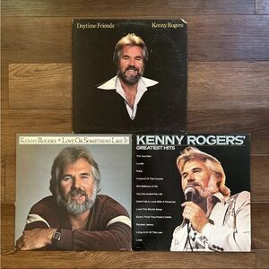 Kenny Rogers Vinyl Record Collection 12”- Greatest Hits, Daytime Friends, Love..